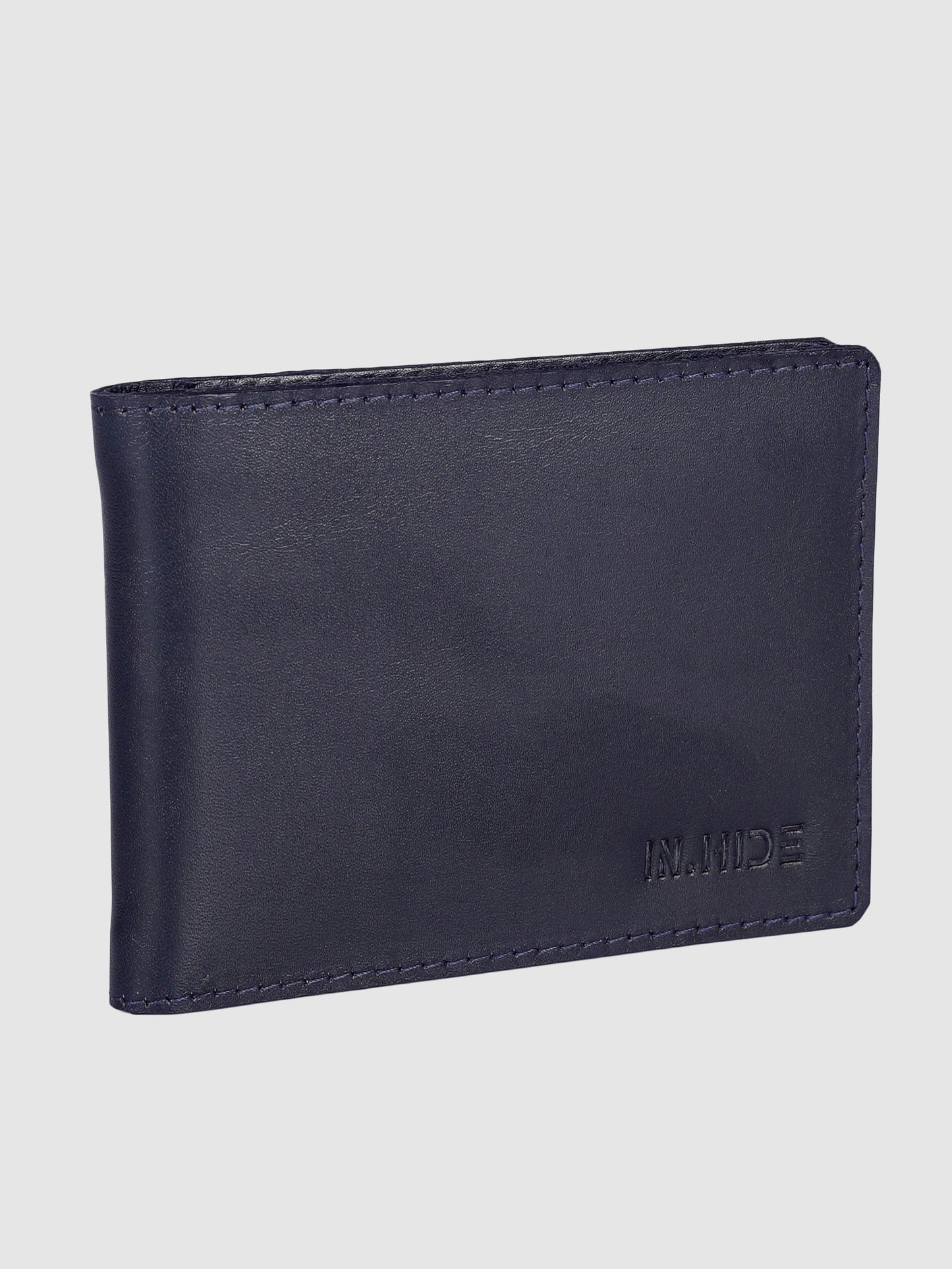 Navy Clamp Wallet