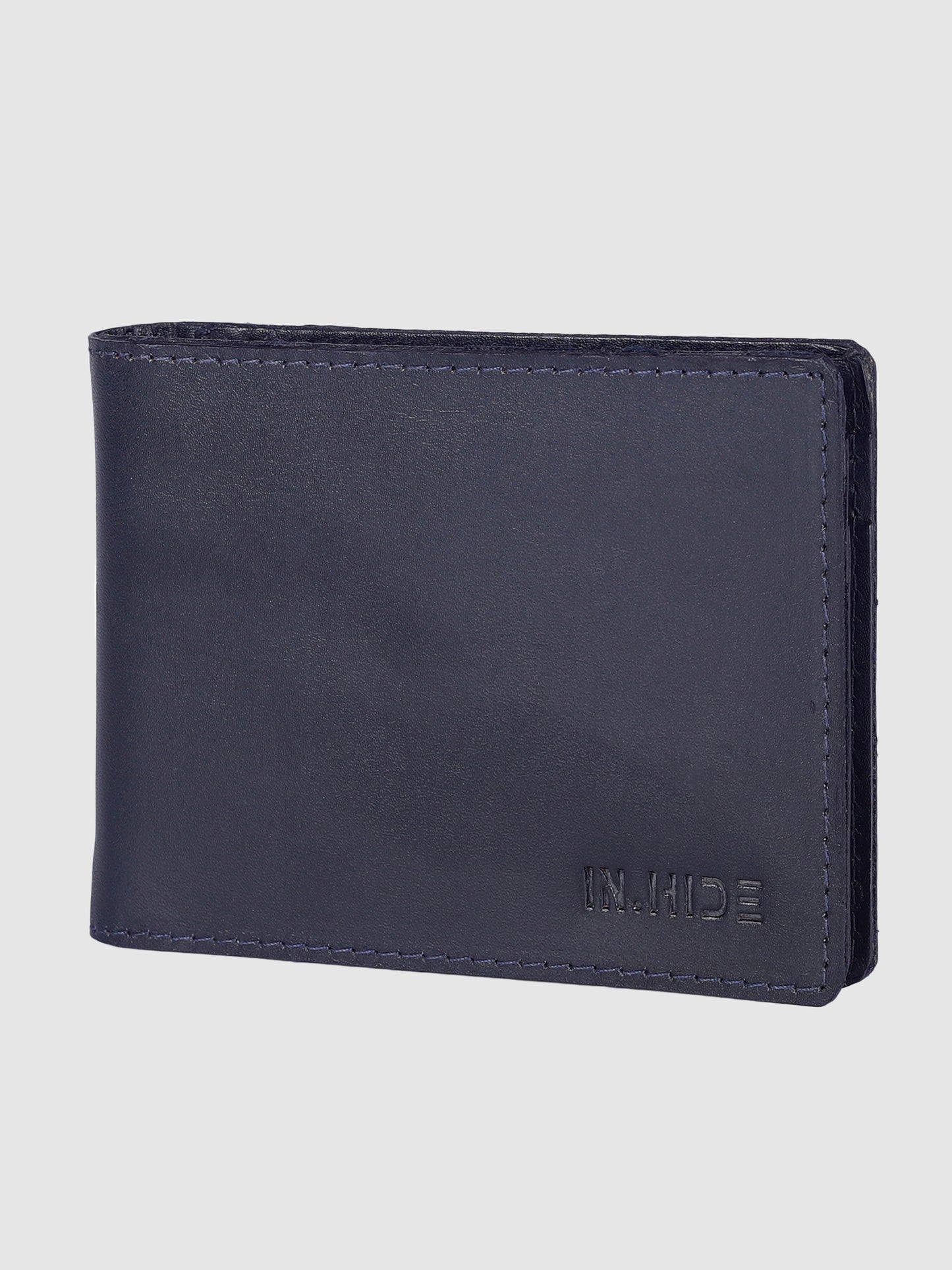 Navy Clamp Wallet