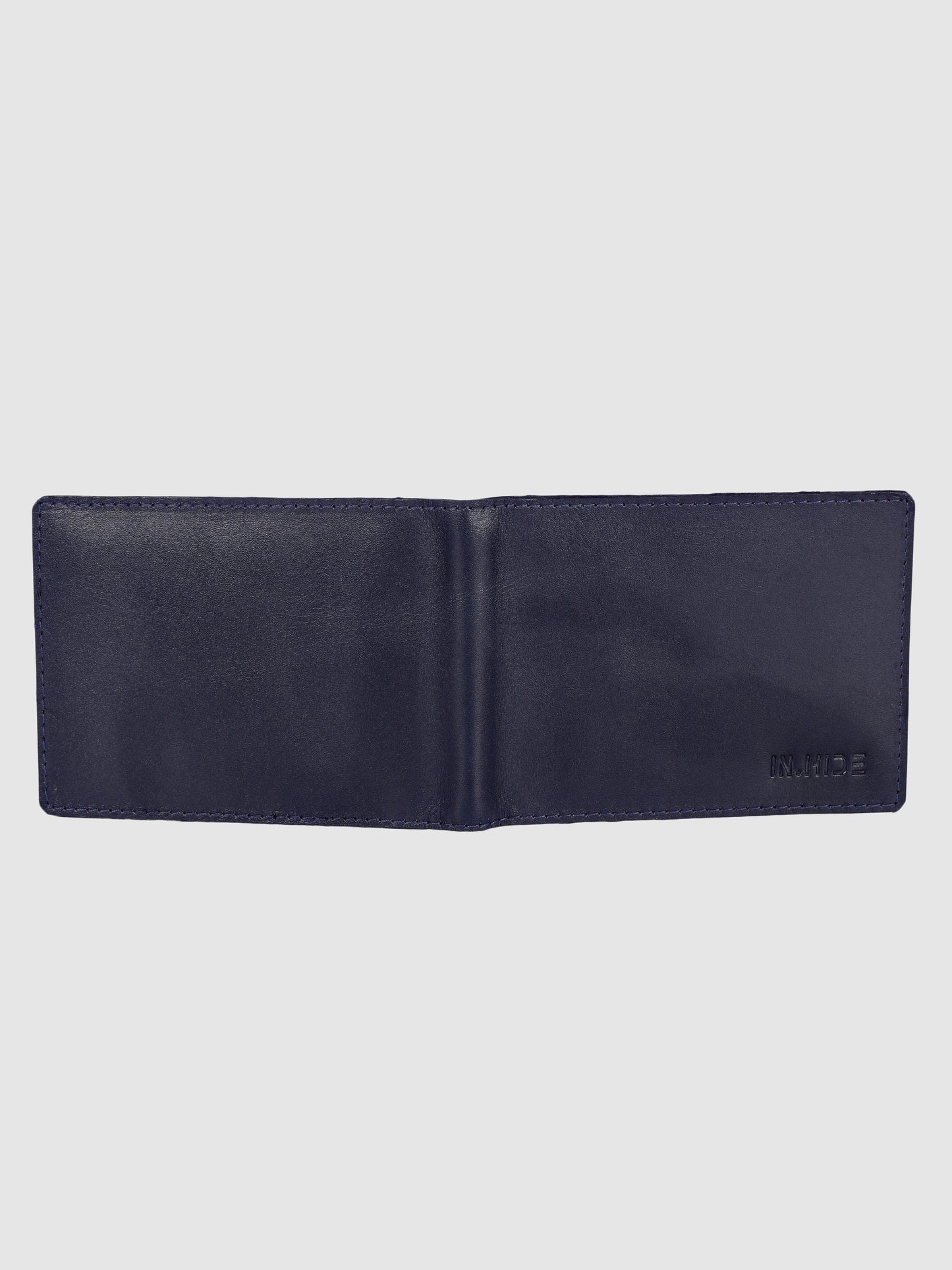 Navy Clamp Wallet